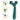Electric 3D Double Roller Face Massager – Rechargeable Lifting & Contouring Tool (Green)